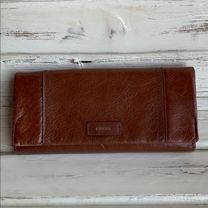 Fossil Brown Leather Wallet